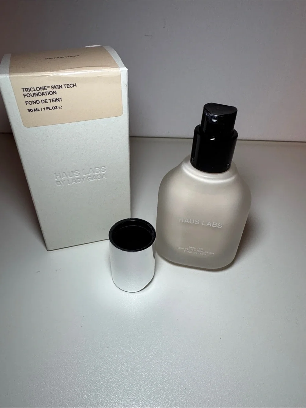 Haus Labs By Lady Gaga Foundation Bottle in 015 Fair Warm